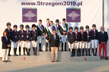 GBR’s Team LeMieux finish in Silver at the Pony European Championships